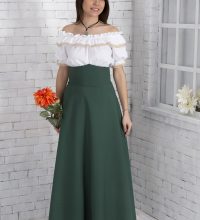 Falda básica I Verde botella
